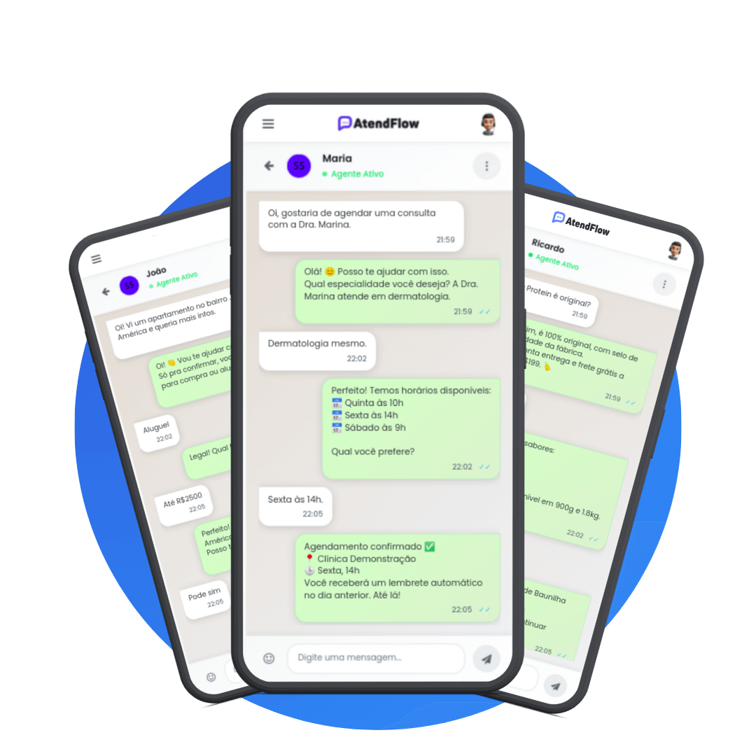 fluxo de conversa agentes de ia